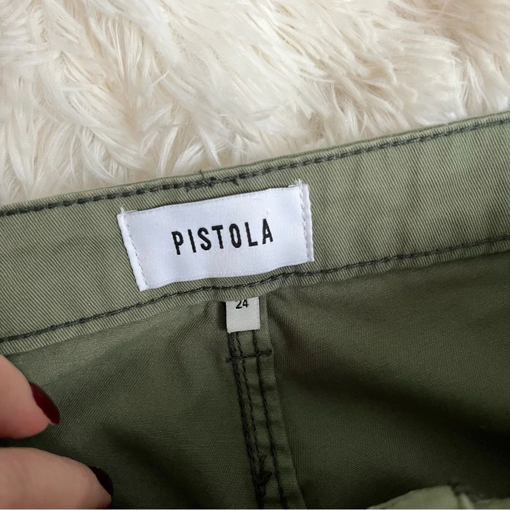 Pistola Tammy Star Trousers Size 24 Green Black - Picture 10 of 13